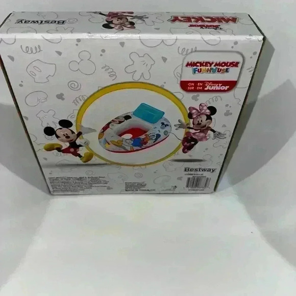 DISNEY MICKEY Unisex Bestway Baby Watercraft Float 6-18 Months White Red - Picture 5 of 8